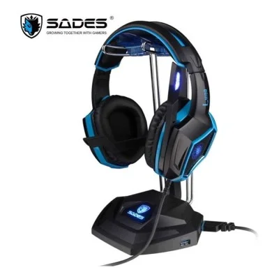 Sades Anubis Staff Headset Stand - Black